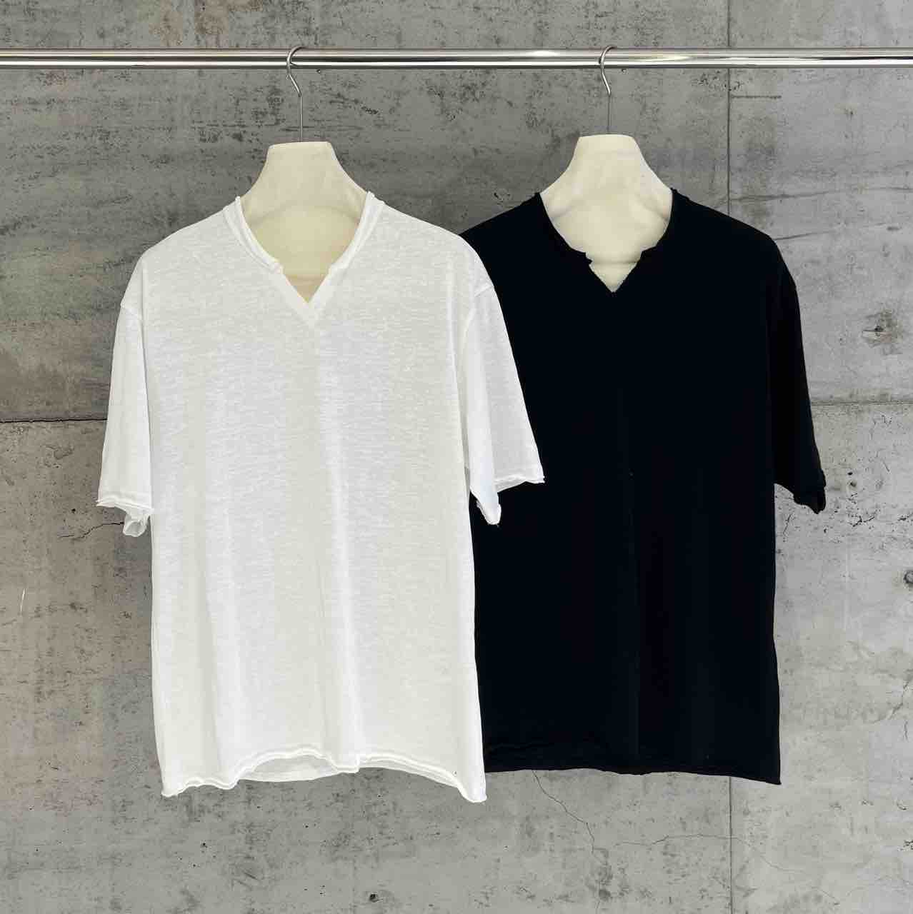 Linen Short Sleeve V-Neck Shirt